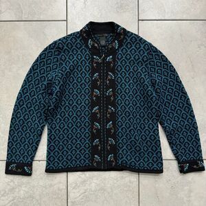 Vintage Nomadic Traders Full Zip Women’s Cardigan M